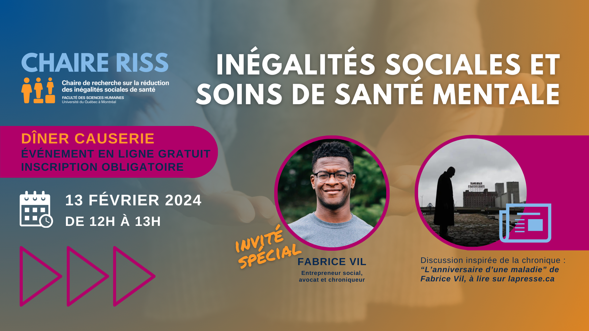 Inégalités sociales et soins de santé mentale